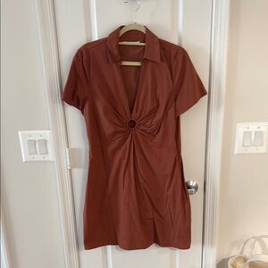 Abercrombie & Fitch Rust Mini Dress